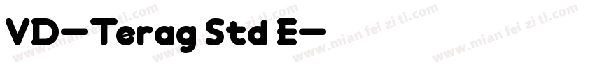 VD-Terag Std E字体转换